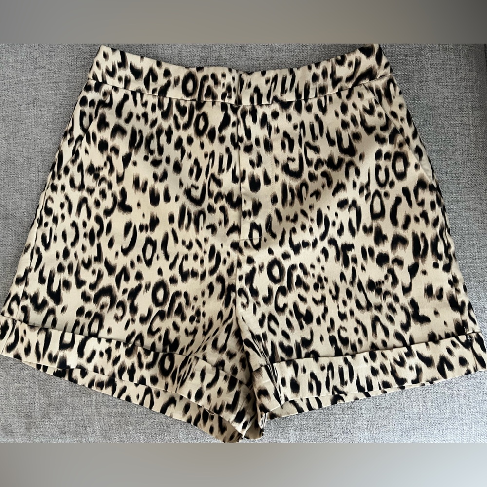 Endless Rose Leopard Print Shorts